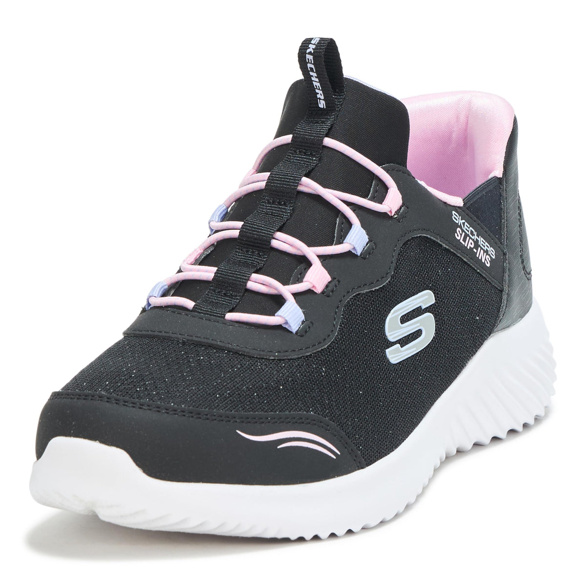 Skechers Kids Bounder - Simple Cute Sneaker, Black, 6 Toddler