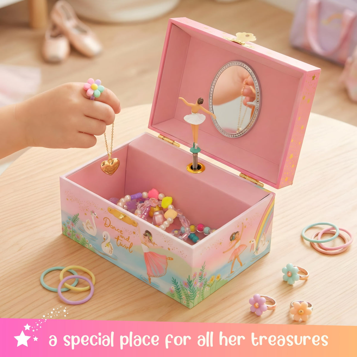 Giggle & Honey�� Musical Ballerina Jewelry Box for G