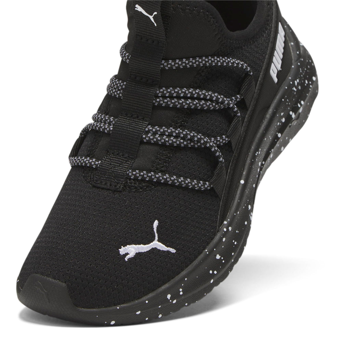 Puma Unisex-Child, One4All, Puma Black-Puma White, Little Kid 12