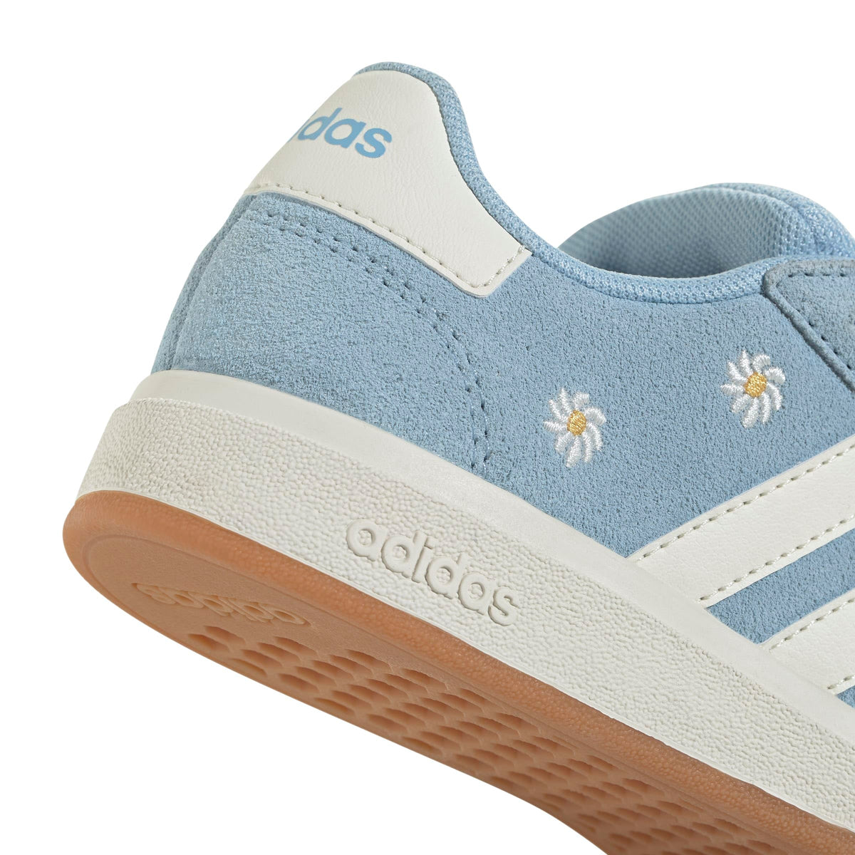 adidas Unisex-Kids Grand Court 00s, Clear Sky/Off White/Gum, 3