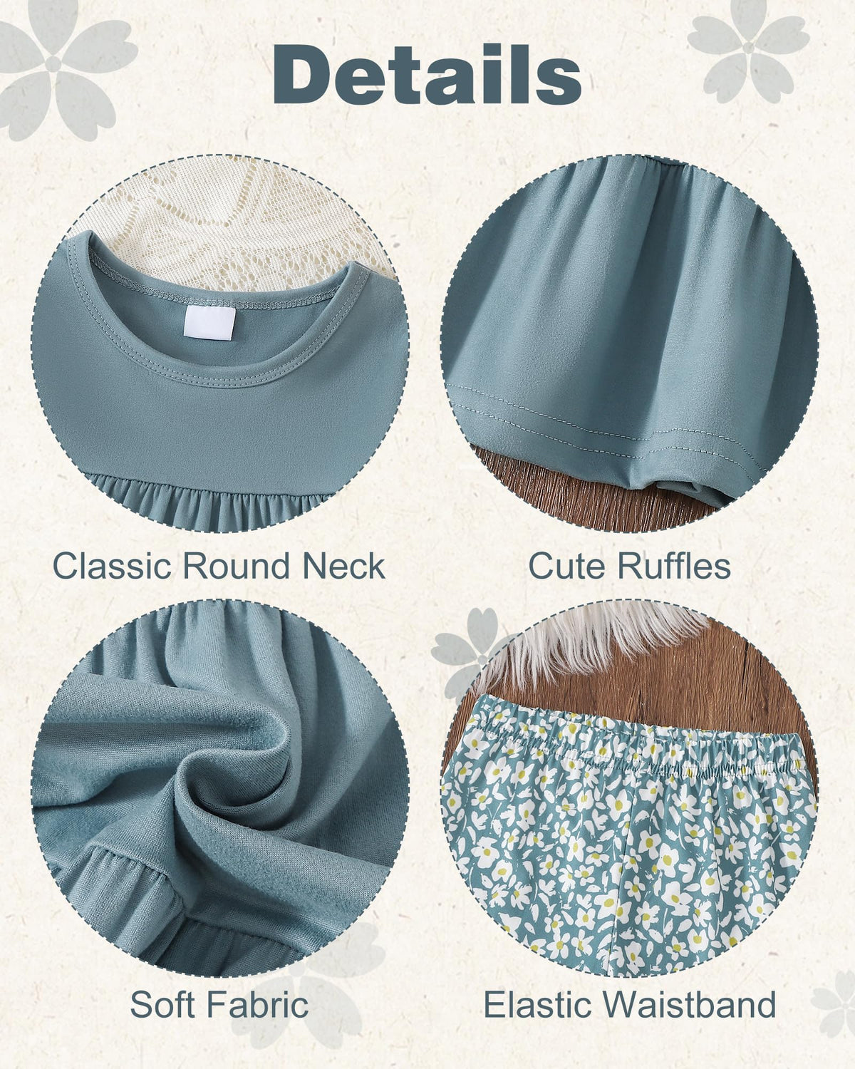 PaPaai Sara Girls Peplum Set