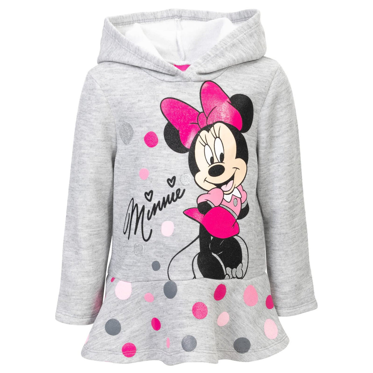 Disney Minnie Mouse Little Girls' Grey Black 7-8