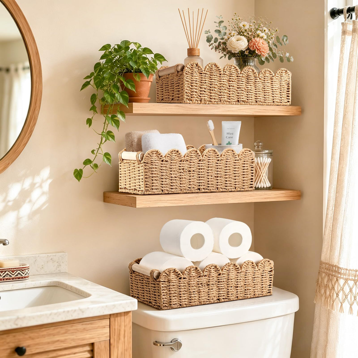 Bathroom Decor,Home Decor,Bathroom Organizer,Room Decor,Toilet Paper Holder