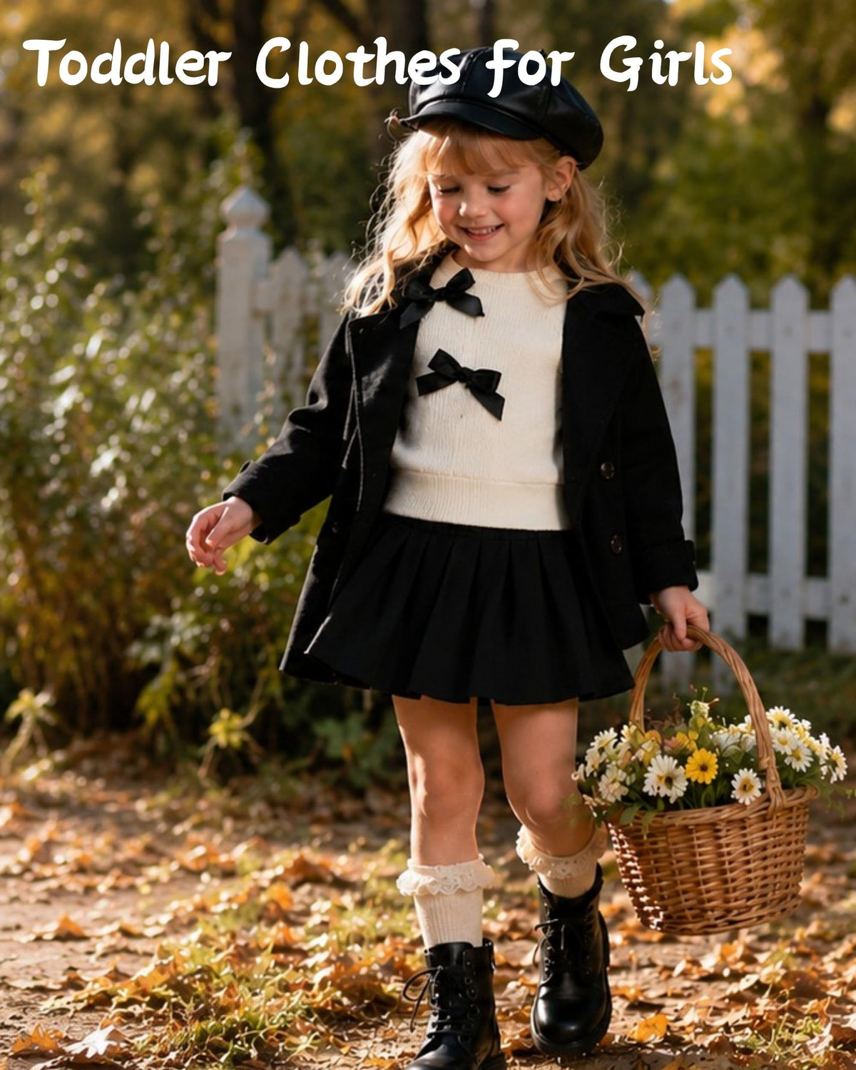 Renotemy Toddler Girl Clothes 4t 5t Cute Fall Winter Girls School Clothes