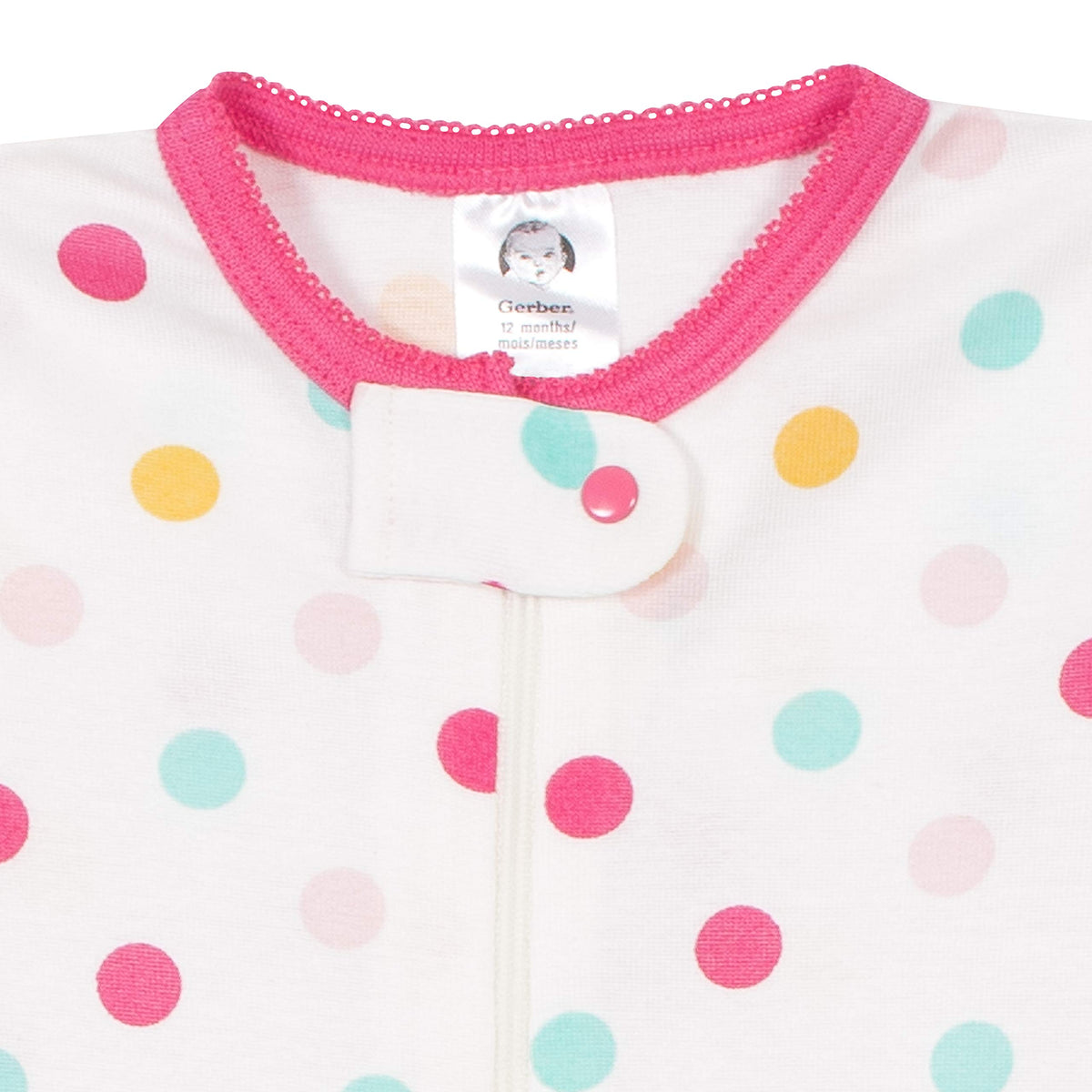 Gerber Baby Girls 4-pack Footed Pajamas And Toddler Sleepers, Unicorns Cats Pink, 18 Months US