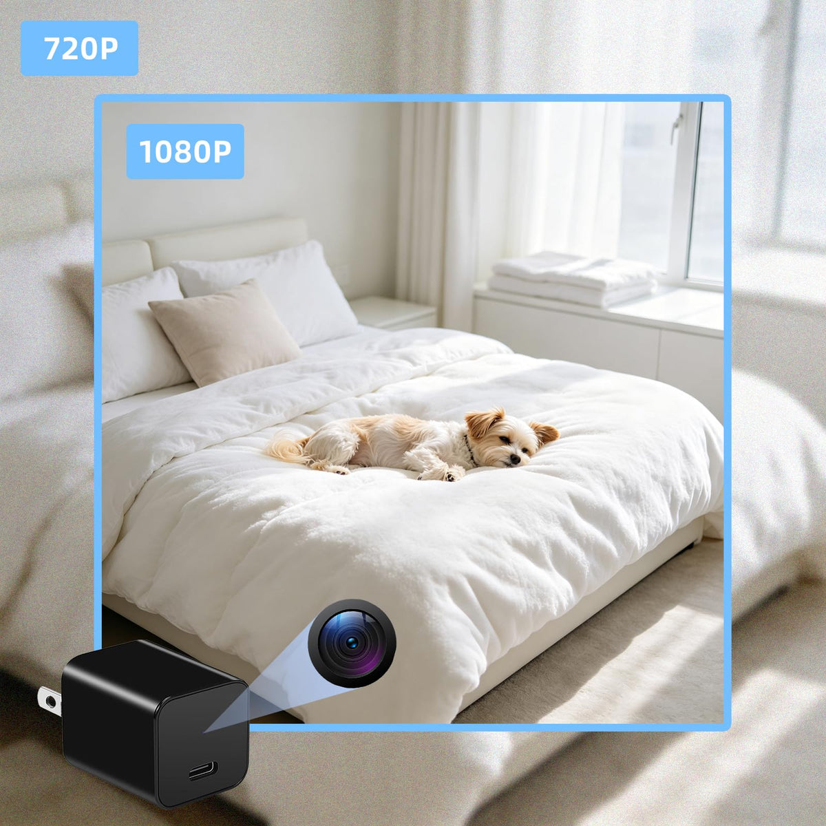 XIAOLUGL 1080p Indoor Security Camera