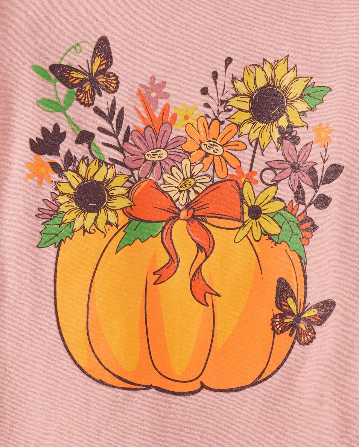 The Children's Place,Girls,All Holidays Long Sleeve Graphic T-Shirts,multipacks,Tis The Season/Pumpkin 2-Pack,X-Small