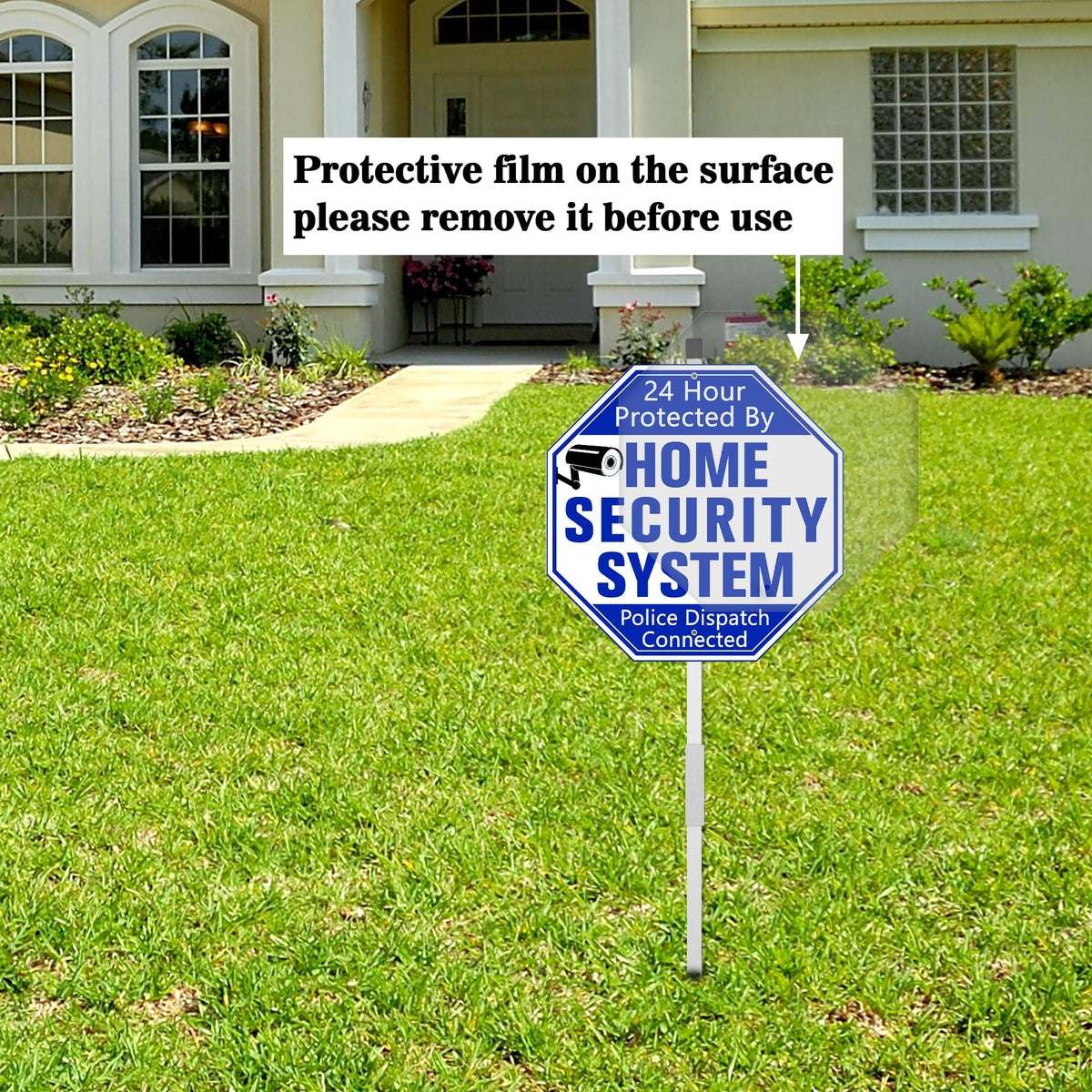 Uflashmi Home Security Yard Sign