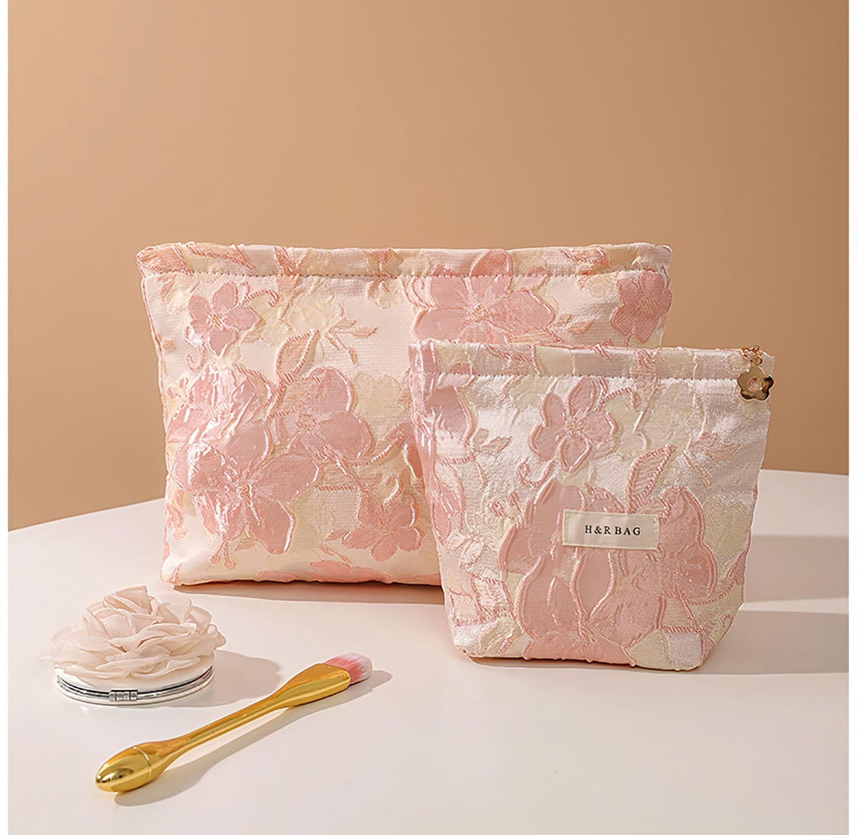 getgto 2 Pcs Makeup Bags, Large Cosmetic Bag Travel Toiletry Bag - thewildfolk getgto 2 Pcs Makeup Bags, Large Cosmetic Bag Travel Toiletry Bag