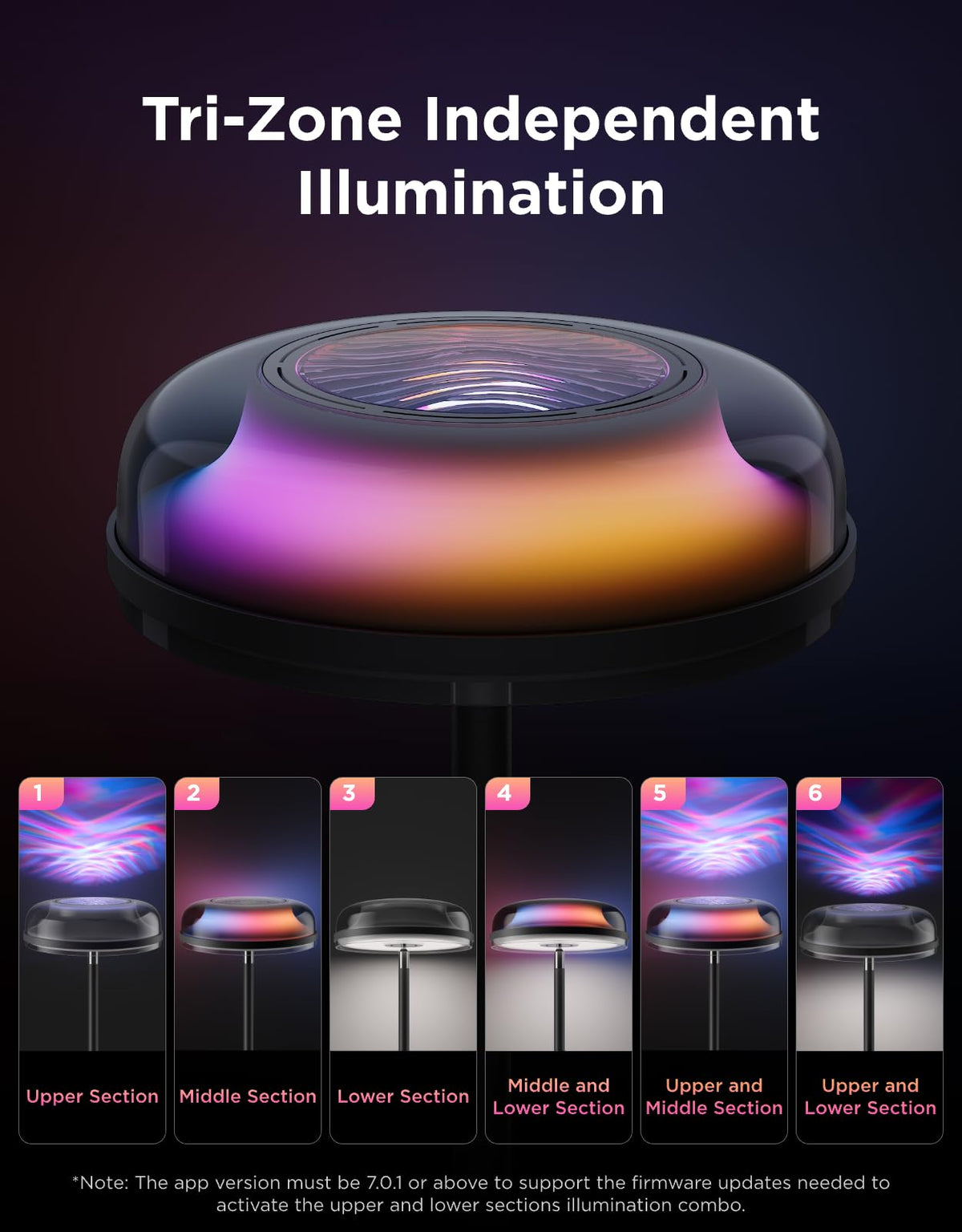 Govee Uplighter Floor Lamp for Living Room, RGBIC Ripple Projector - thewildfolk Govee Uplighter Floor Lamp for Living Room, RGBIC Ripple Projector
