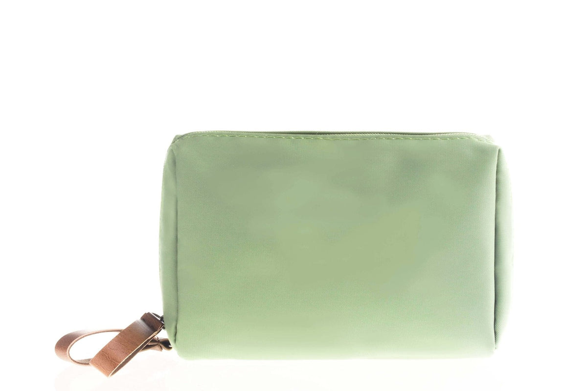 Kososuru Small Makeup Bag for Purse Portable Waterproof Cosmetic Bag Travel Makeup Pouch for Women (Green, Square) - thewildfolk Kososuru Small Makeup Bag for Purse Portable Waterproof Cosmetic Bag Travel Makeup Pouch for Women (Green, Square)