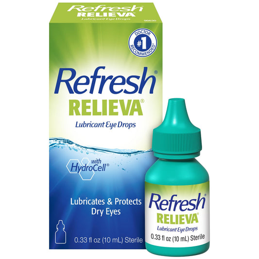 REFRESH RELIEVA Lubricant Eye Drops Artificial Tears, 0.33 fl oz (10 mL) - thewildfolk REFRESH RELIEVA Lubricant Eye Drops Artificial Tears, 0.33 fl oz (10 mL)