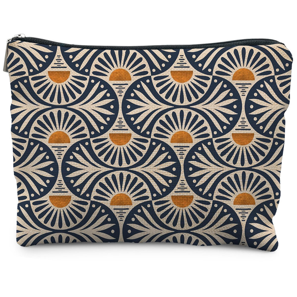 RYYCDOI Boho Makeup Bag Gifts for Women, Sunset Leaf Aesthetic Makeup Pouch - thewildfolk RYYCDOI Boho Makeup Bag Gifts for Women, Sunset Leaf Aesthetic Makeup Pouch