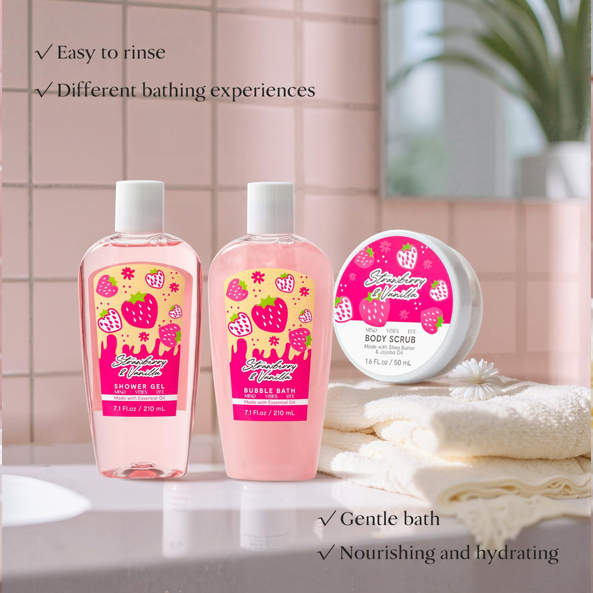 Spa kit Unique Gifts for Women, Sweet Spa Bath & Body Gift Set, Self-Care - thewildfolk Spa kit Unique Gifts for Women, Sweet Spa Bath & Body Gift Set, Self-Care