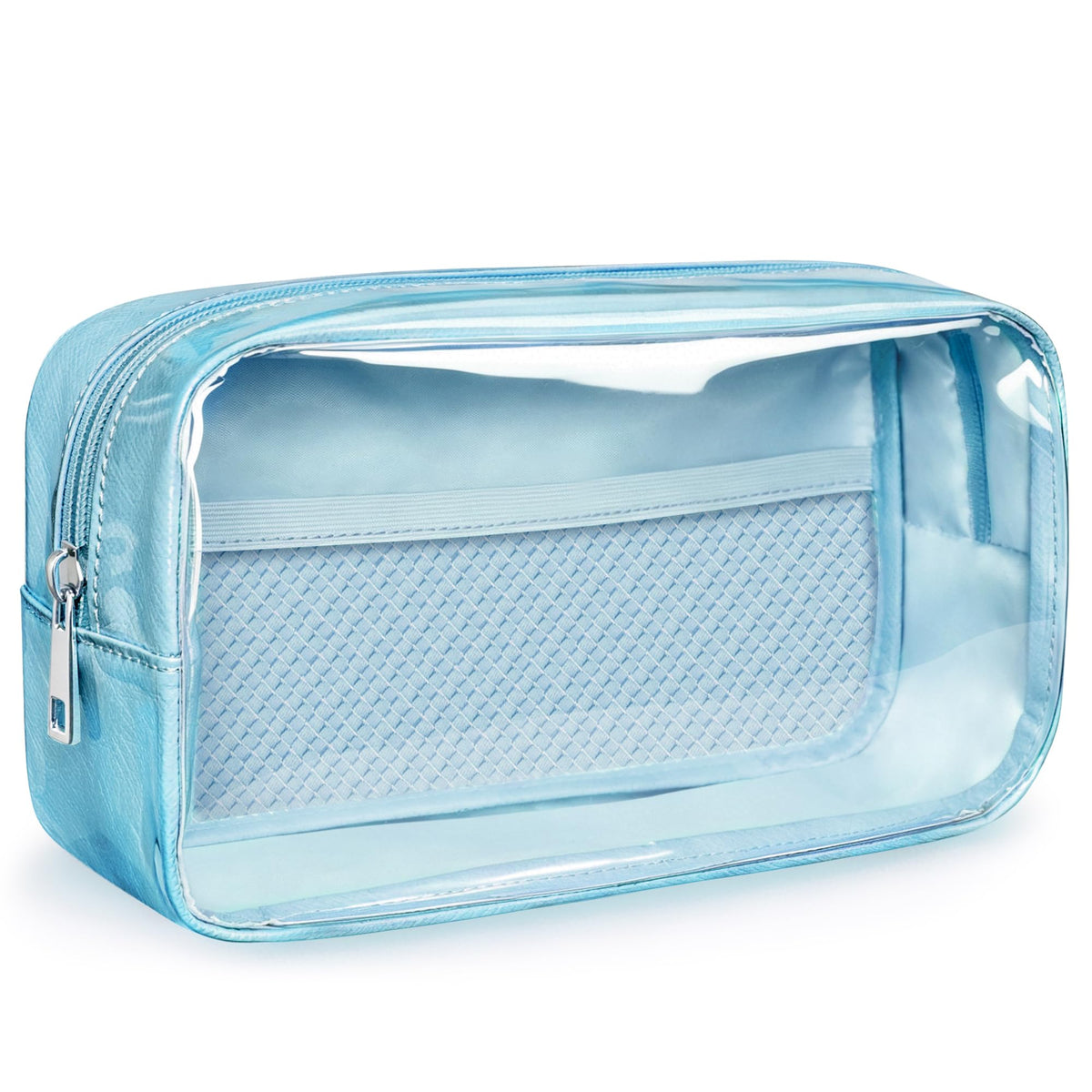 WLLWOO Clear Makeup Bag Small Cosmetic Pouch Travel Toiletry Organizer - thewildfolk WLLWOO Clear Makeup Bag Small Cosmetic Pouch Travel Toiletry Organizer