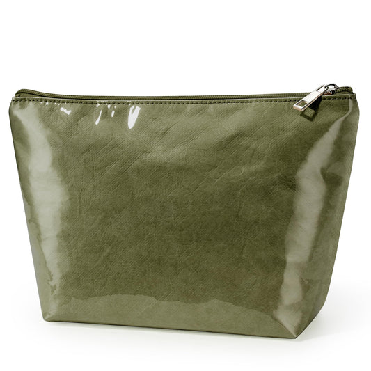 WLLWOO PVC Makeup Bag Waterproof Kraft Paper Cosmetic Pouch for Purse - thewildfolk WLLWOO PVC Makeup Bag Waterproof Kraft Paper Cosmetic Pouch for Purse