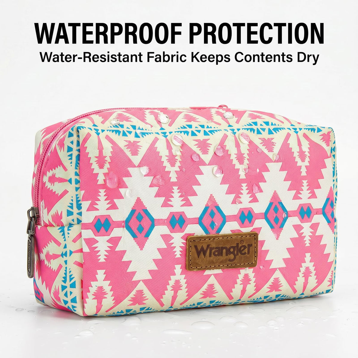 Wrangler Travel Makeup Bag Portable Cosmetic Bag for Women Waterproof - thewildfolk Wrangler Travel Makeup Bag Portable Cosmetic Bag for Women Waterproof